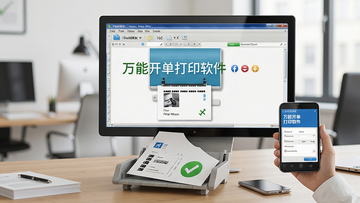 万能开单打印软件 打印效果 展示