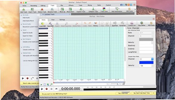 MixPad Mac�� �����Ƶ¼���������߽�ͼ2