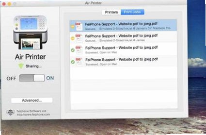 Air Printer Mac版 隔空打印机服务器截图3