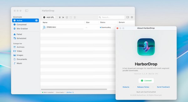 HarborDrop Mac�� Macƽ̨IDM�����߳����ع�������ͼ2