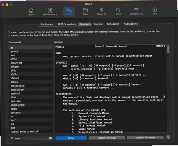 OnyX for Mac 系统维护优化工具下载截图1