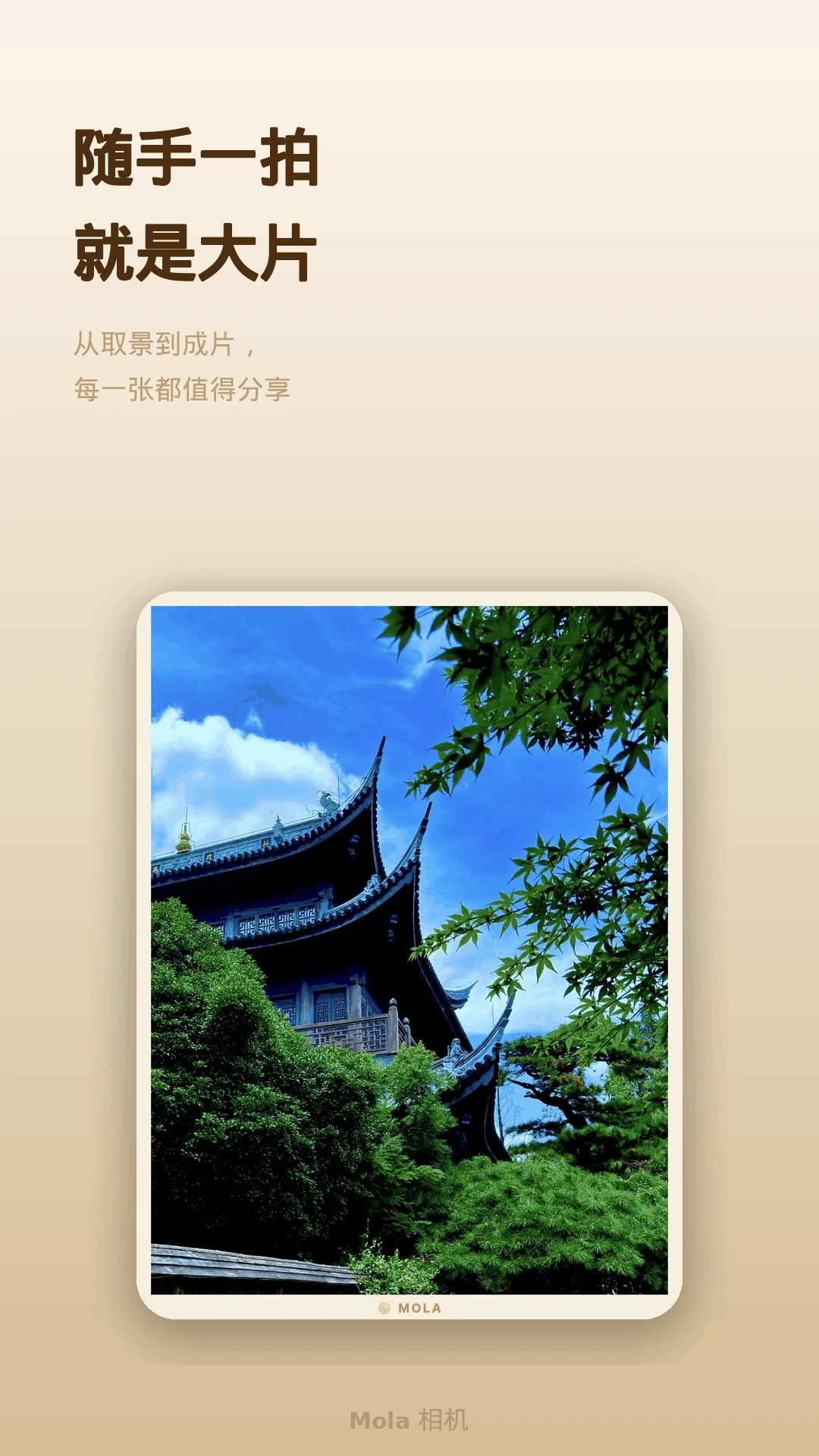 Mola相机界面
