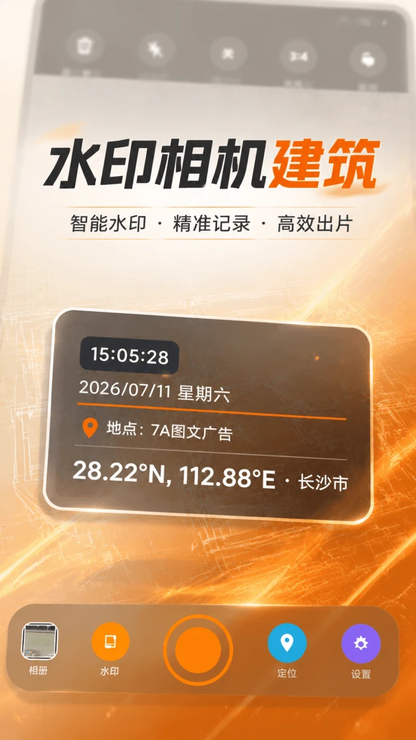 水印相机建筑-场景模板选用界面预览