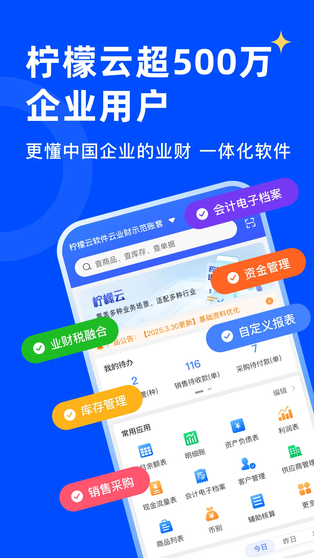 柠檬云业财柠檬云财务v1.4.6 官方版截图0