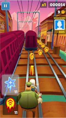 锅巴地铁跑酷洛阳全角色全滑板全背饰版v1.99.0 最新版截图0