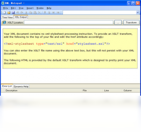 Microsoft XML Notepad����