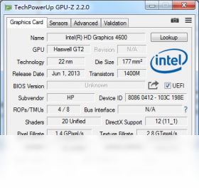 GPU-Z显卡检测工具截图2