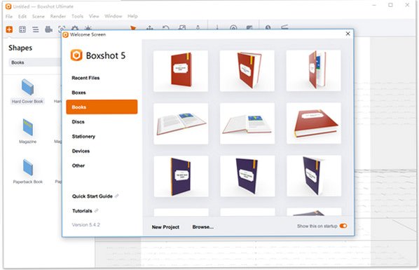 Boxshot 5 Mac版 3D包装样机渲染设计软件截图2