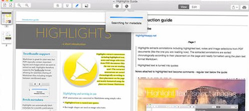 Highlights Mac版 研究型PDF阅读器与笔记工具截图1