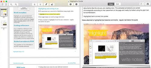 Highlights Mac版 研究型PDF阅读器与笔记工具截图2