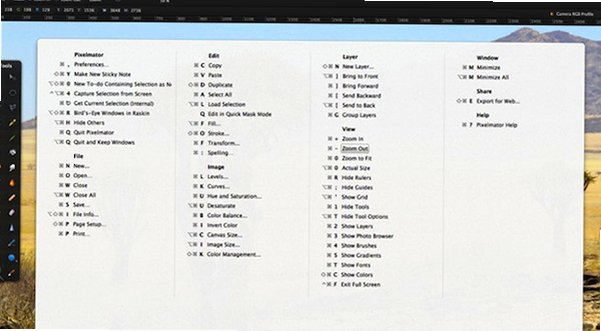 CheatSheet Mac�� ��ݼ��ٲ���ʾ���߽�ͼ2