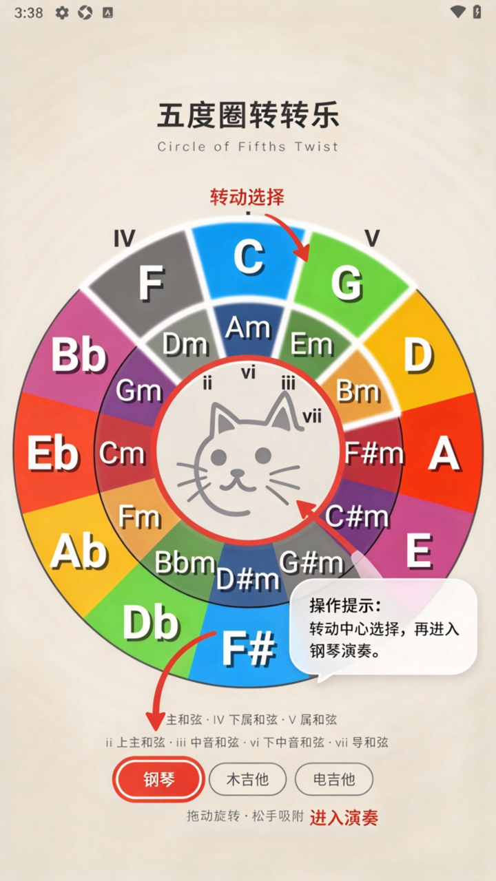五度圈转转乐(fifthtwist)乐理软件官方版 五度圈转转乐(fifthtwist)乐理软件官方版