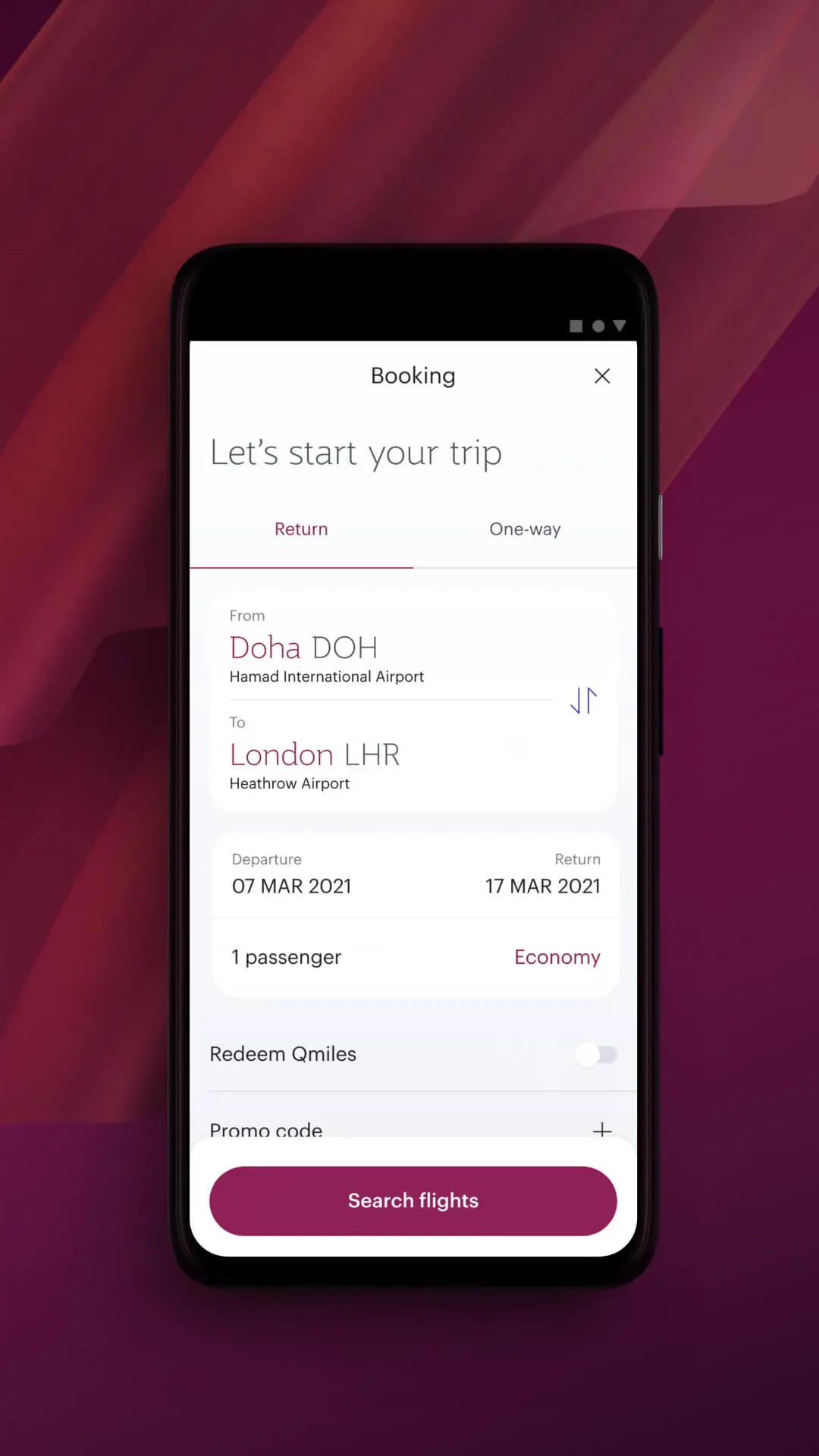 Qatar Airways卡塔尔航空最新版v26.09.3H官方版截图5