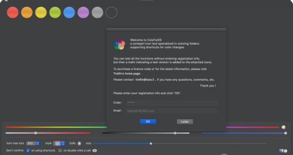 ColoFolXS for Mac截图2