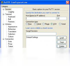 PuTTY界面预览