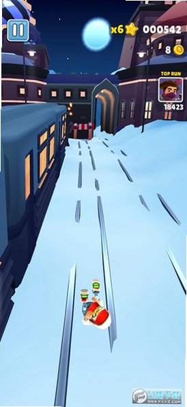 地铁跑酷雪地变速版内置菜单中文v7.04.0安卓版截图0
