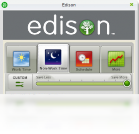 电源节能管理工具Edison节能效果图