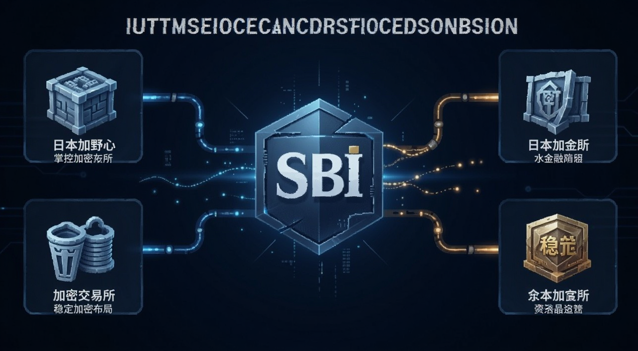 SBI的加密野心,日本金融巨头掌控加密交易所与稳定币的布局图