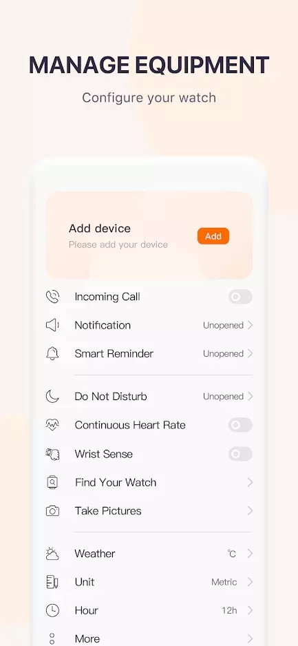 QWatch Pro连接界面
