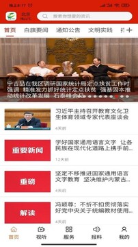 魅力白旗界面预览