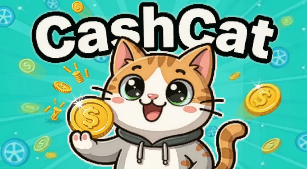 CashCatè��Meme��Robinhood������̳̣�һֻ�ɰ���ͨè���Ž�ҵĲ廭���ͼƬ��ͻ����CashCat�����Ĺؼ���