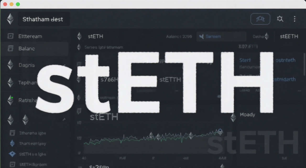 以太坊钱包中stETH余额增加的截图,用
