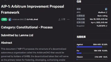Arbitrum社区用户对治理提案担忧讨论截图,关键词包含“Arbitrum治理提案”