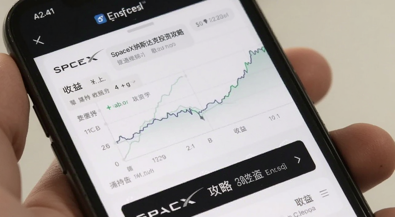 ��ͨͶ����ͨ���ֻ�App�鿴SpaceX���ָ������ֲֺ�����Ľ����ͼ��