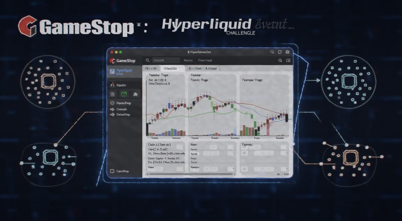 当GameStop发生在链上:Hyperliquid事件挑战传统金融规则,链上交易界面示意图