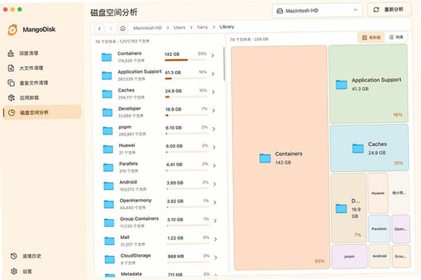 MangoDisk芒果磁盘清理 for Mac截图4