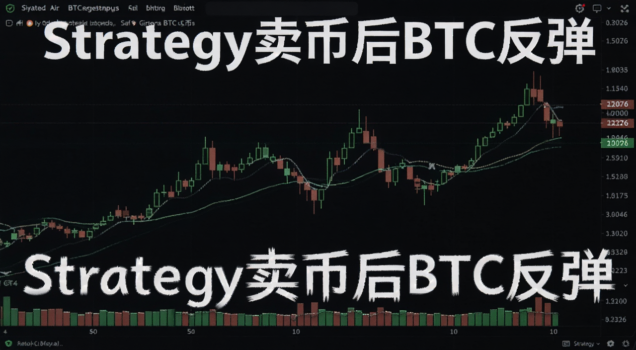 Strategy卖币后BTC反弹的实时K线图走势,2026年比特币价格波动分析,用