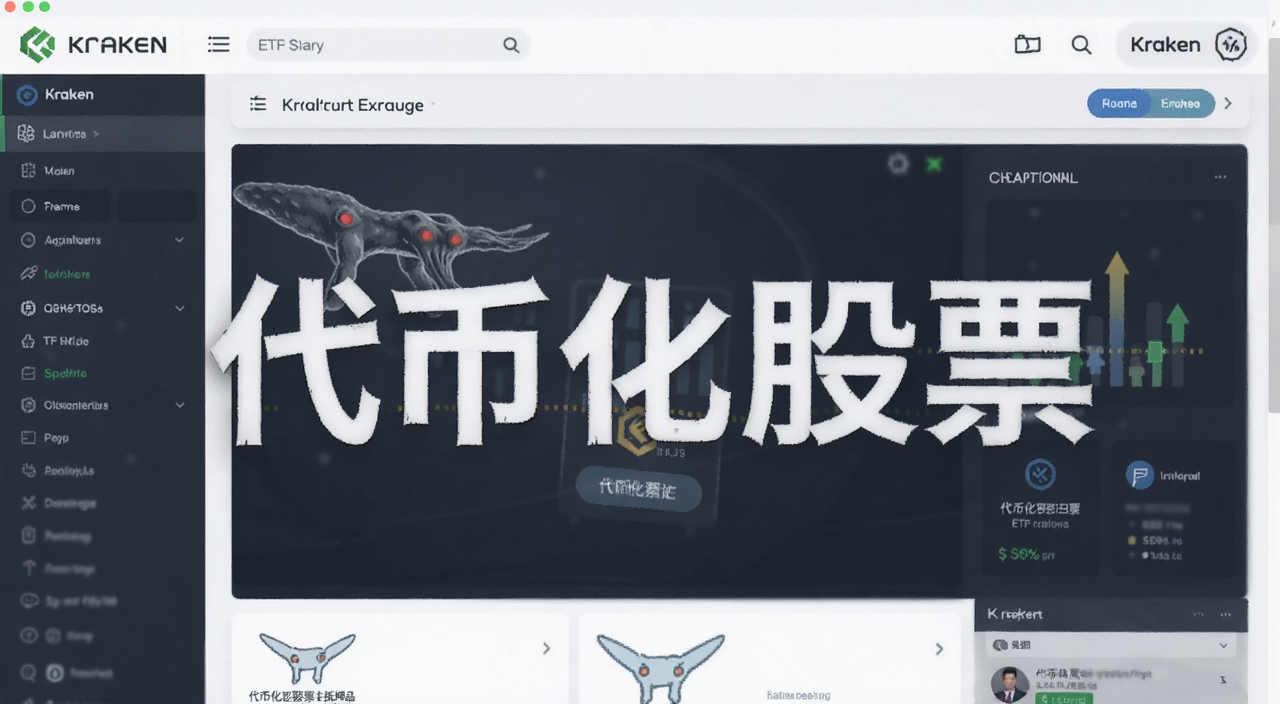 Kraken����������,���һ���ƱETF��ѺƷ����,���ܻ��ҽ���ƽ̨,�á����һ���Ʊ����Ϊ���Ĺؼ��ָ�����ƪ��������