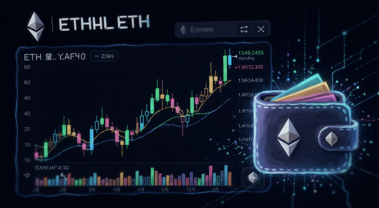 ��̫����ETH�����������������¸ߣ����ܻ��ҽ���K��ͼ��Ǯ������,�����������