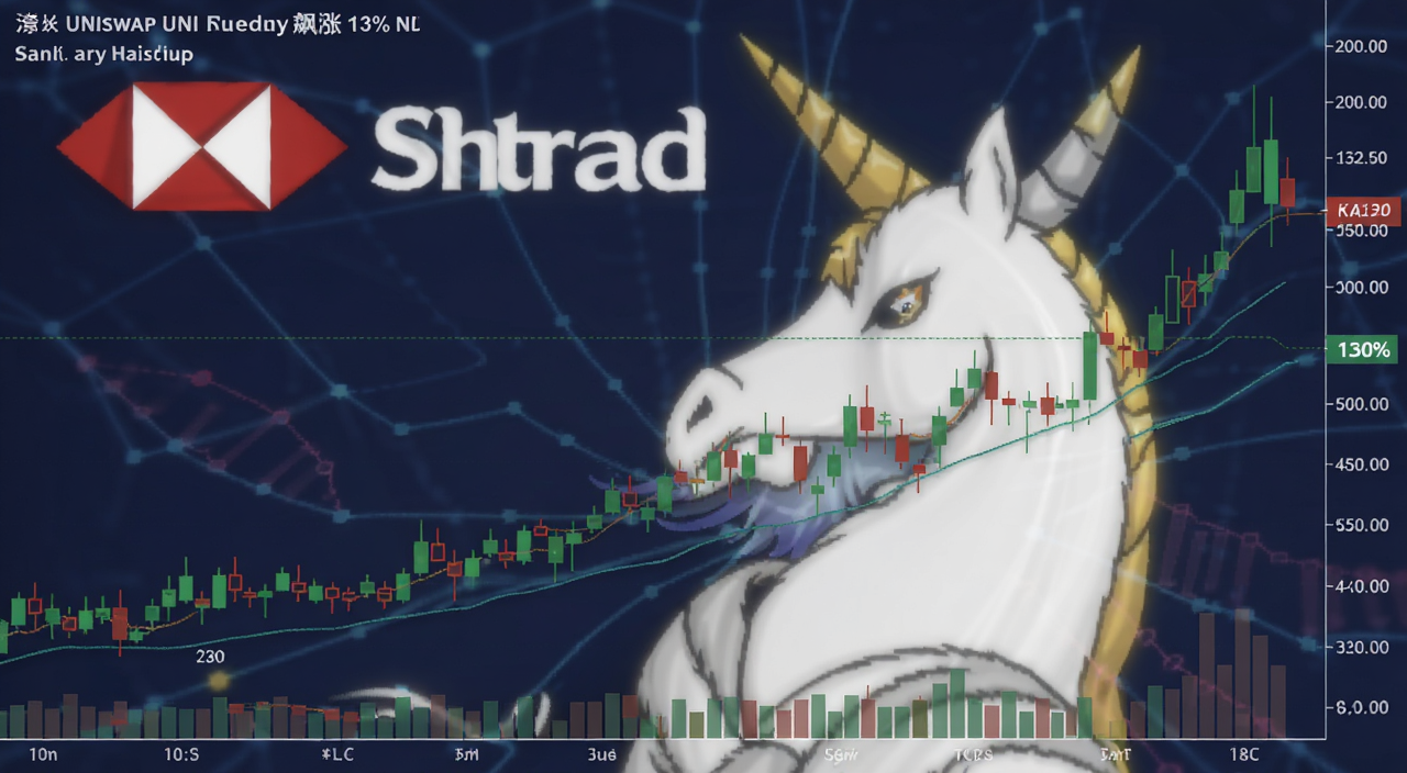渣打再次喊单Uniswap UNI单日飙涨13%的行情走势图,用