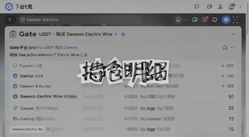 Gateƽ̨�ʲ�ҳ����ʾDaewon Electric Wire��Ʊ�ֲ�,����Gateƽ̨USDT����Daewon Electric Wire��Ʊ�ؼ���,ͼ�����ֱ�ע