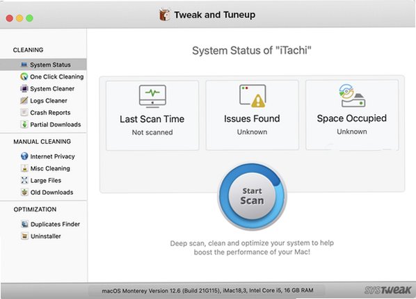 Tweak and Tuneup for Mac(ϵͳ�Ż�����)��ͼ3