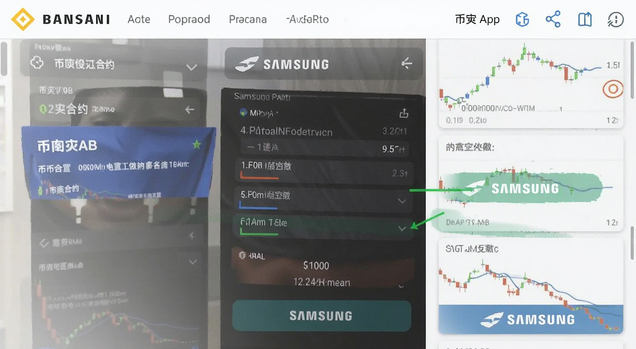 �Ұ�APP��Լ�����������ǵ���Samsung���������ͼ,��ע�Ұ�APP��Լ���ǵ������λ��
