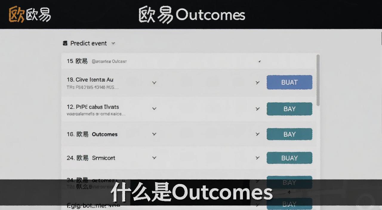 ŷ��Outcomes���������ͼ������������ʾԤ���¼��б������밴ť��������ŷ��Logo���ײ���