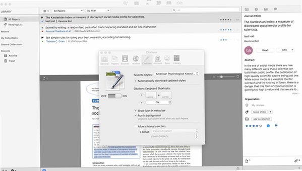 Papers for Mac(文献管理软件) Papers for Mac(文献管理软件)