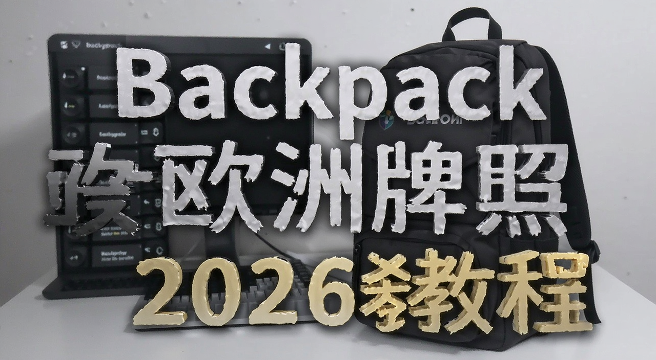 Backpack������ŷ���������պϹ�ע����֤����̳���ͼ,���ֱ�עBackpack��ŷ�����ա�2026�̳�