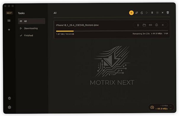 Motrix Next Mac版 Tauri重构开源多线程下载器截图3