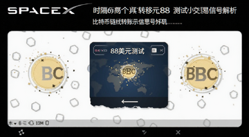 SpaceX时隔6个月首次转移BTC 88美元小额测试交易信号解析 比特币链上转账示意图 文字标注