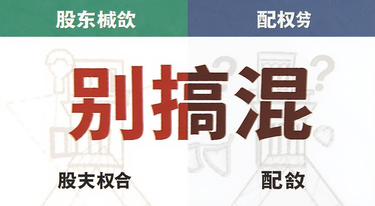 Gate股票 股东权利 对比 配图文字“别搞混”