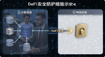 DeFi��ȫ������ʩʾ��ͼ������ɢͶ�ʺ����ͼ��,�ؼ���DeFi��ȫ