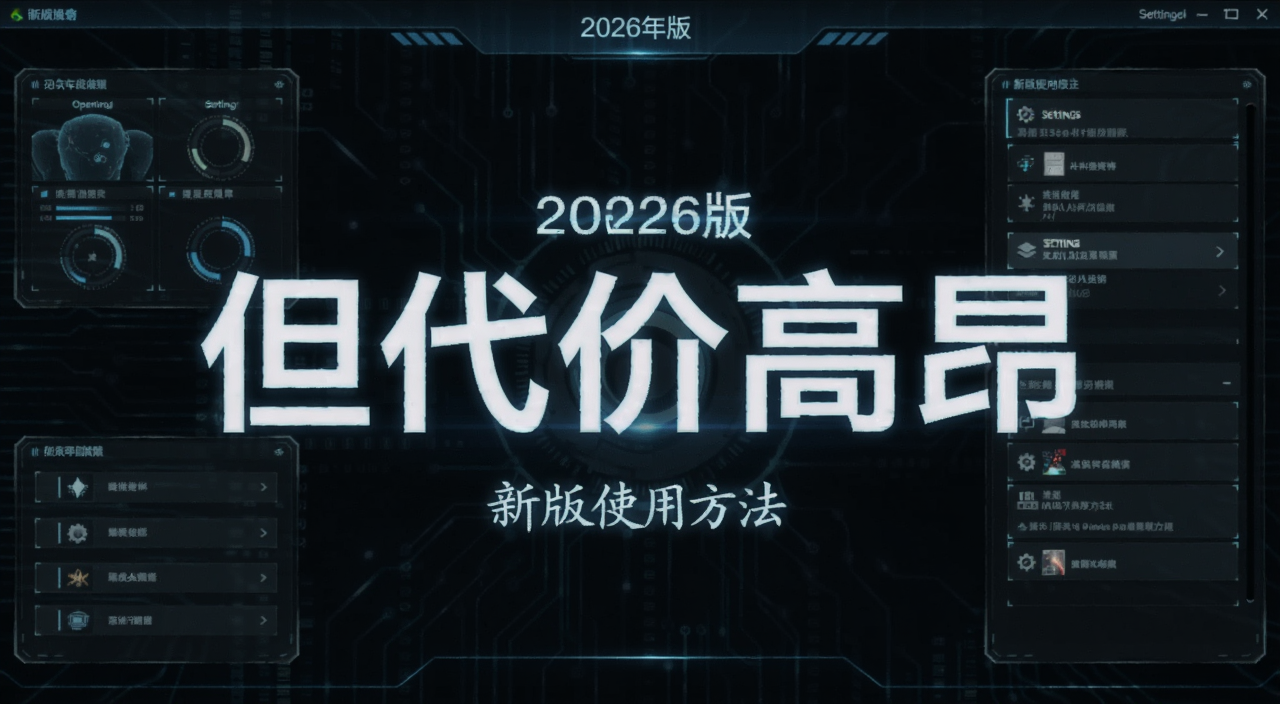 2026���°浫���۸߰������ͼ������������ʾ�����۸߰��ĸ����֣������ǿƼ�����ɫ���棬�в�����������ѡ����ֱ�ע�°�ʹ�÷���
