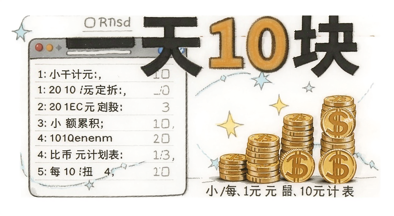 ���رҶ�Ͷÿ��10Ԫ�ƻ���,չʾС���ۻ���ʾ��ͼ,�����֡�һ��10�顱