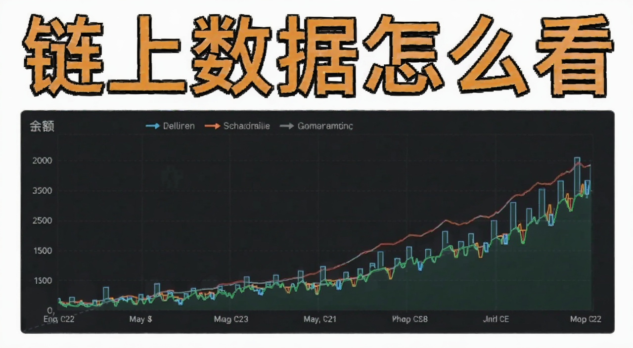 比特币链上数据交易所余额变化图,配文字“链上数据怎么看”