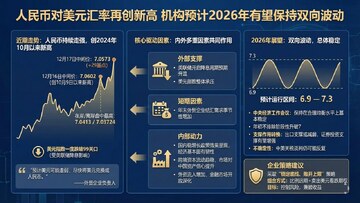 2026年美元兑人民币汇率走势图,显示最高值和最低值标注