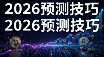 比特币价格预测:57个实用技巧 封面图 文字“2026预测技巧”,比特币,价格走势图,科技感背景