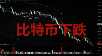 ���ر�BTC�µ���������ͼ,���������ú�ɫ���ֱ�ע